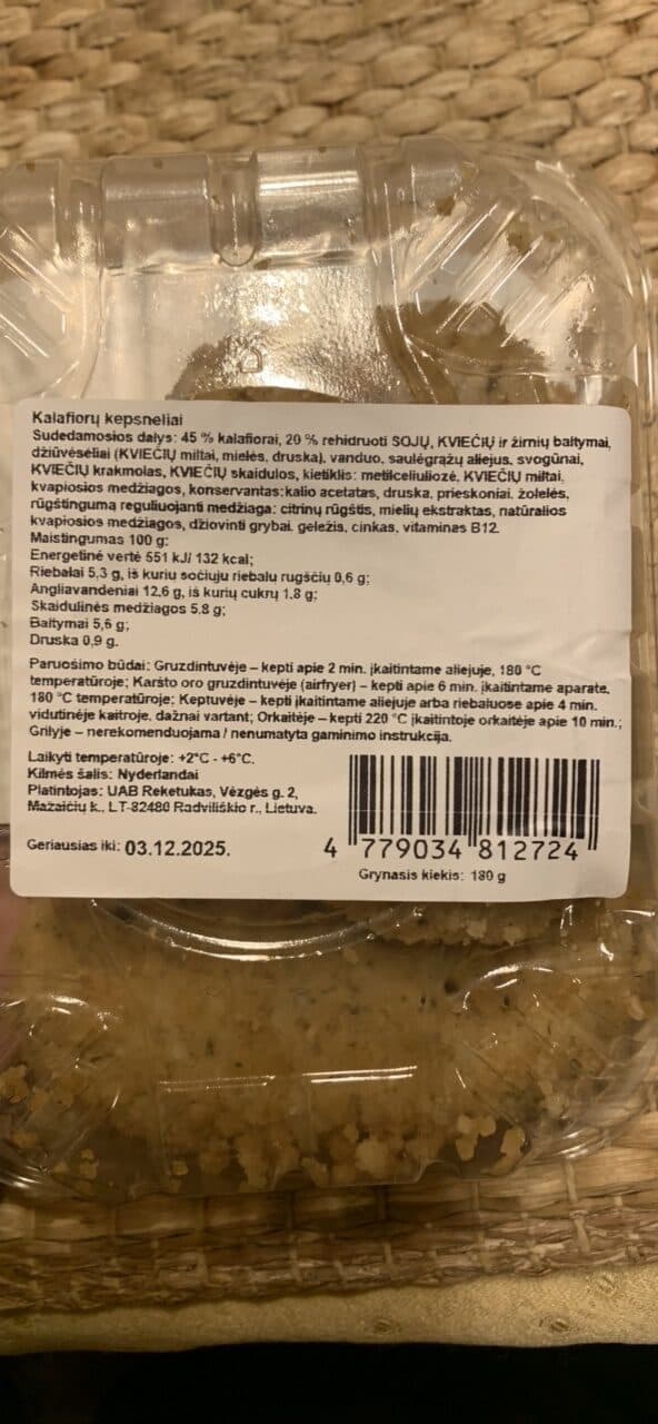 i lo Cauliflower Tenders packshot
