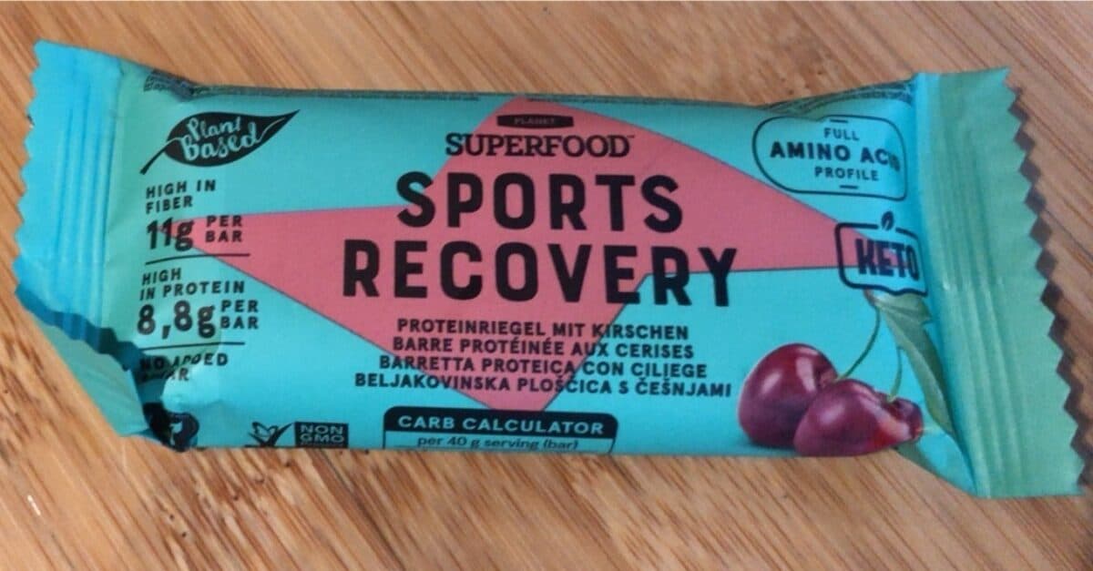 Sport recovery packshot