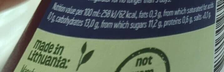 Open Food Facts Bio smoothie Blueberry packshot