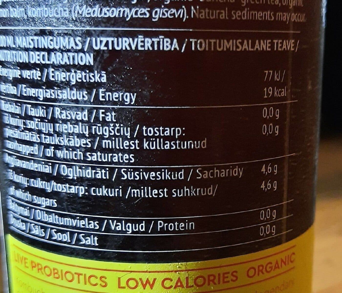 Open Food Facts Kombucha sun365 packshot