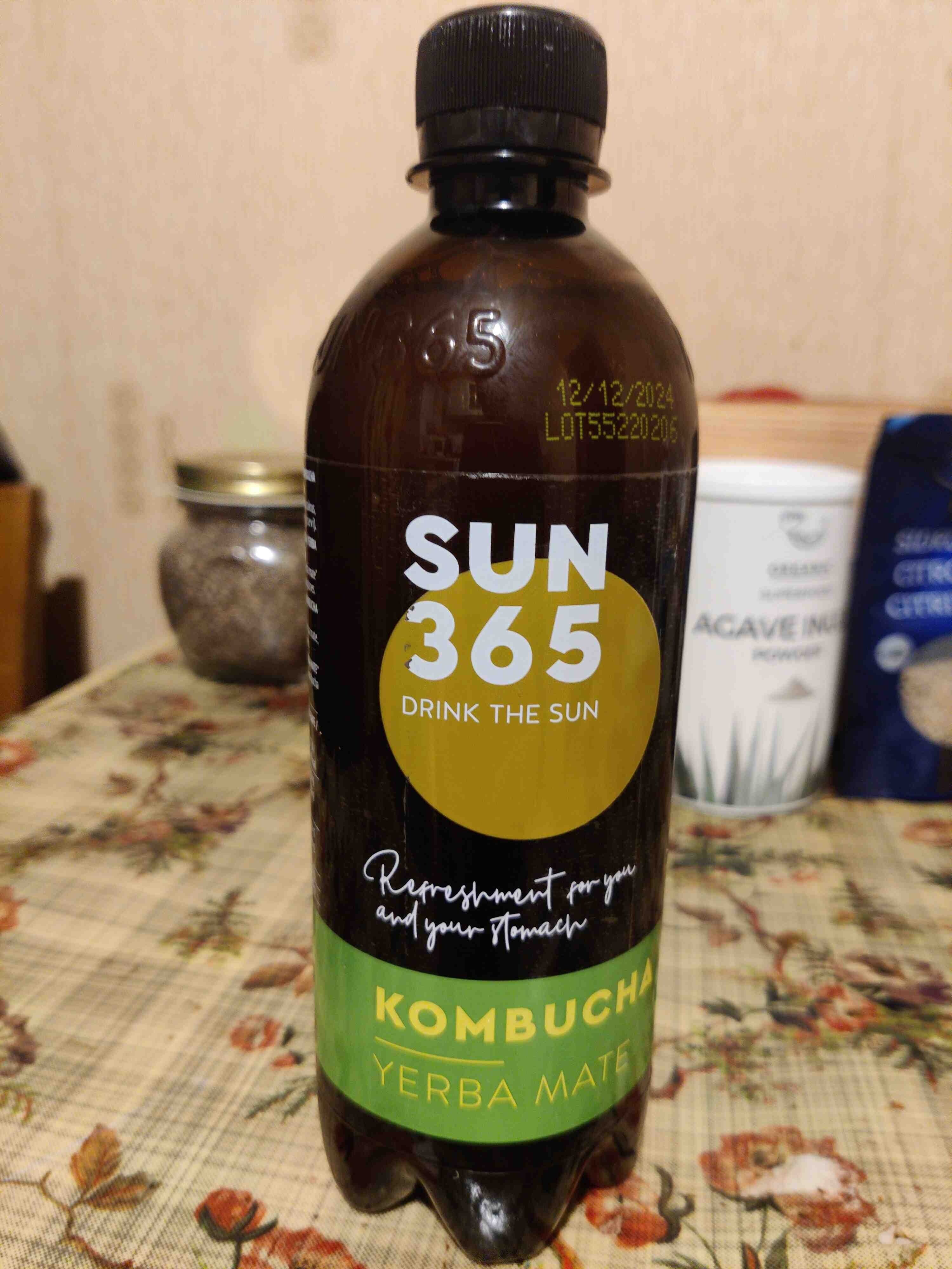 Sun365 Kombucha Yerba Mate packshot