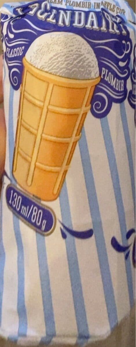 Legendairy Classic Vanilla ice cream packshot