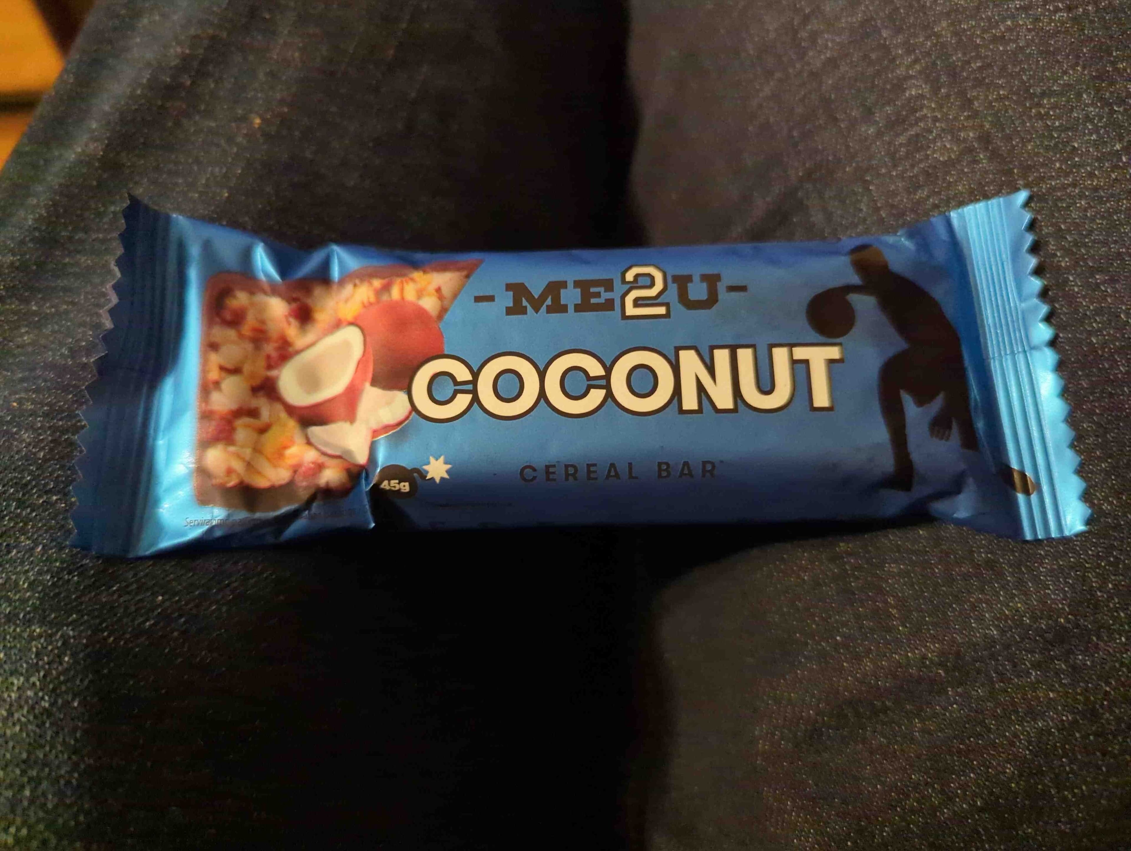 ME2U Coconut cereal bar packshot