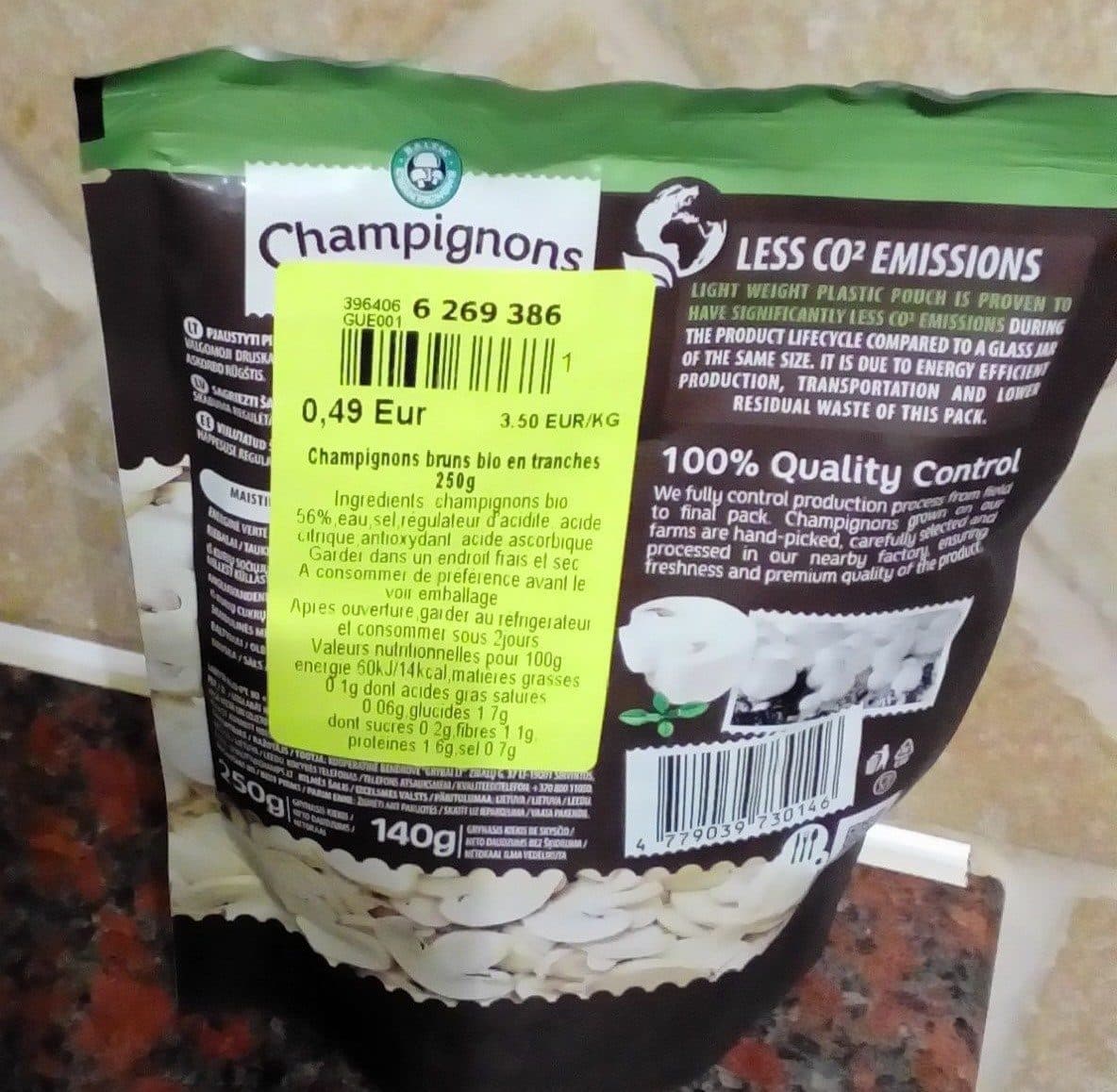 Baltic Champignons Champignons packshot