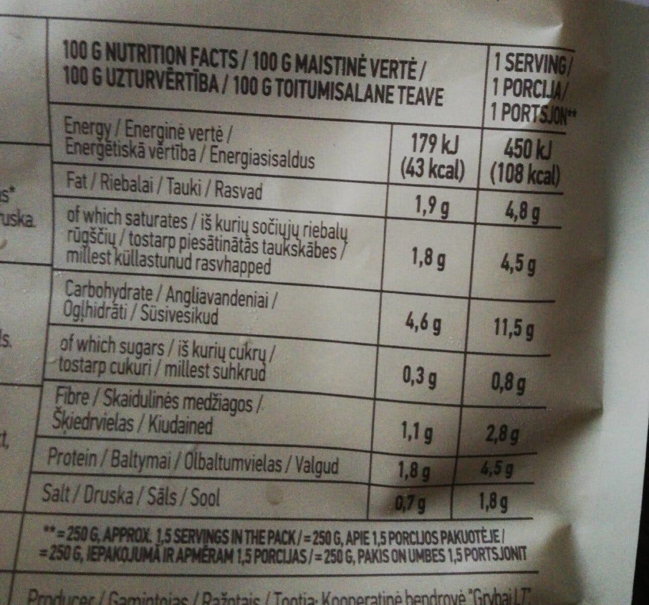 Open Food Facts Champignon soup packshot