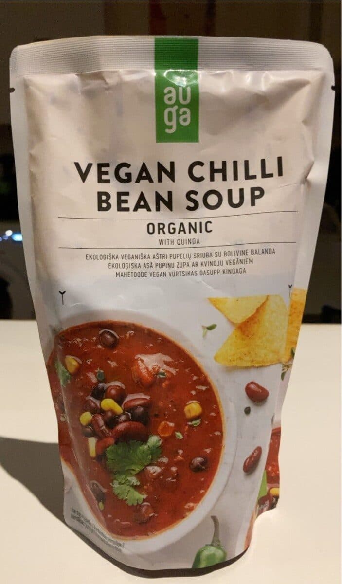 Auga Vegan chilli bean soup packshot