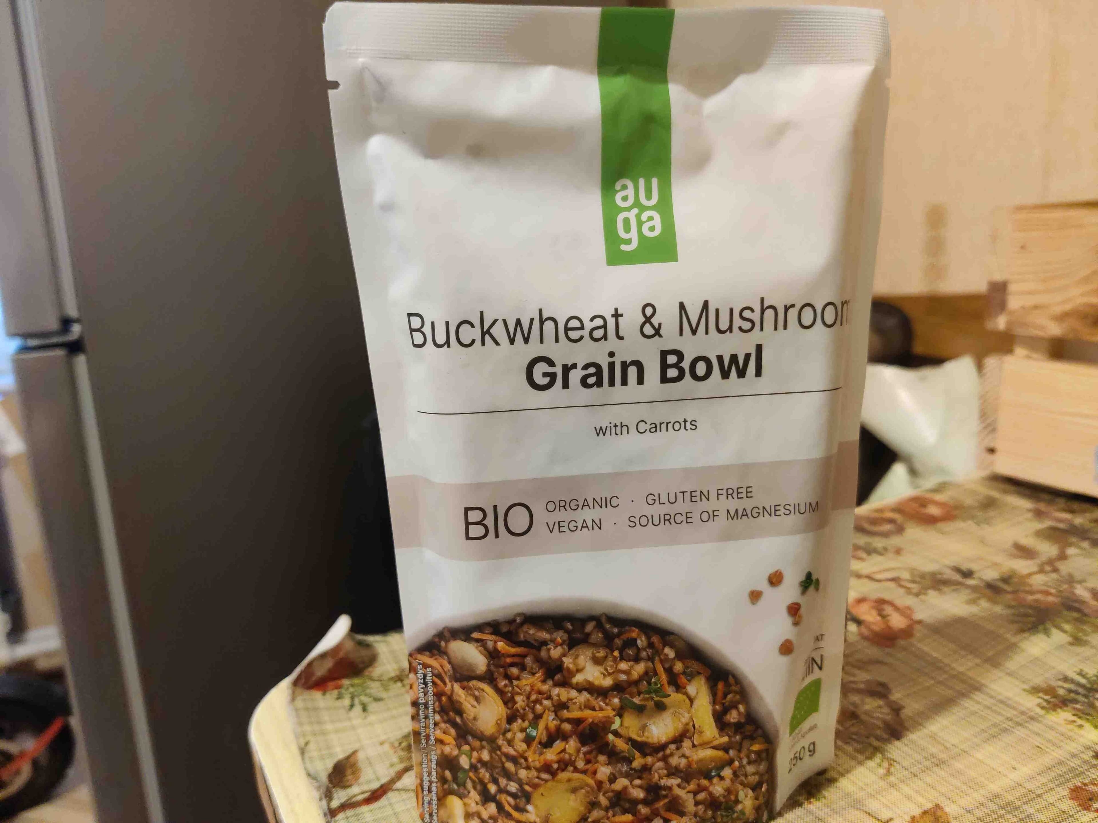 auga Buckwheat & mushroom grain bowl packshot