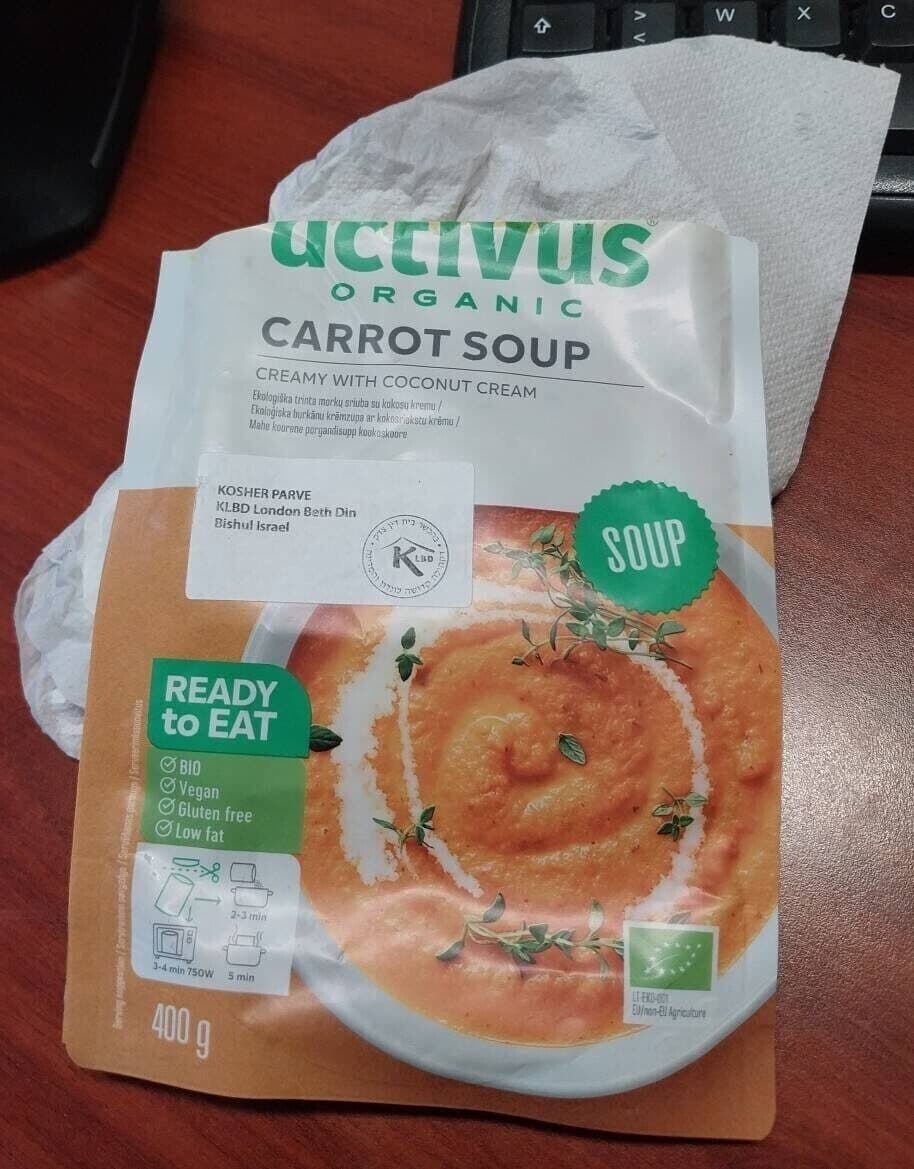 Activus Carrot Soup With Coconut Cream packshot