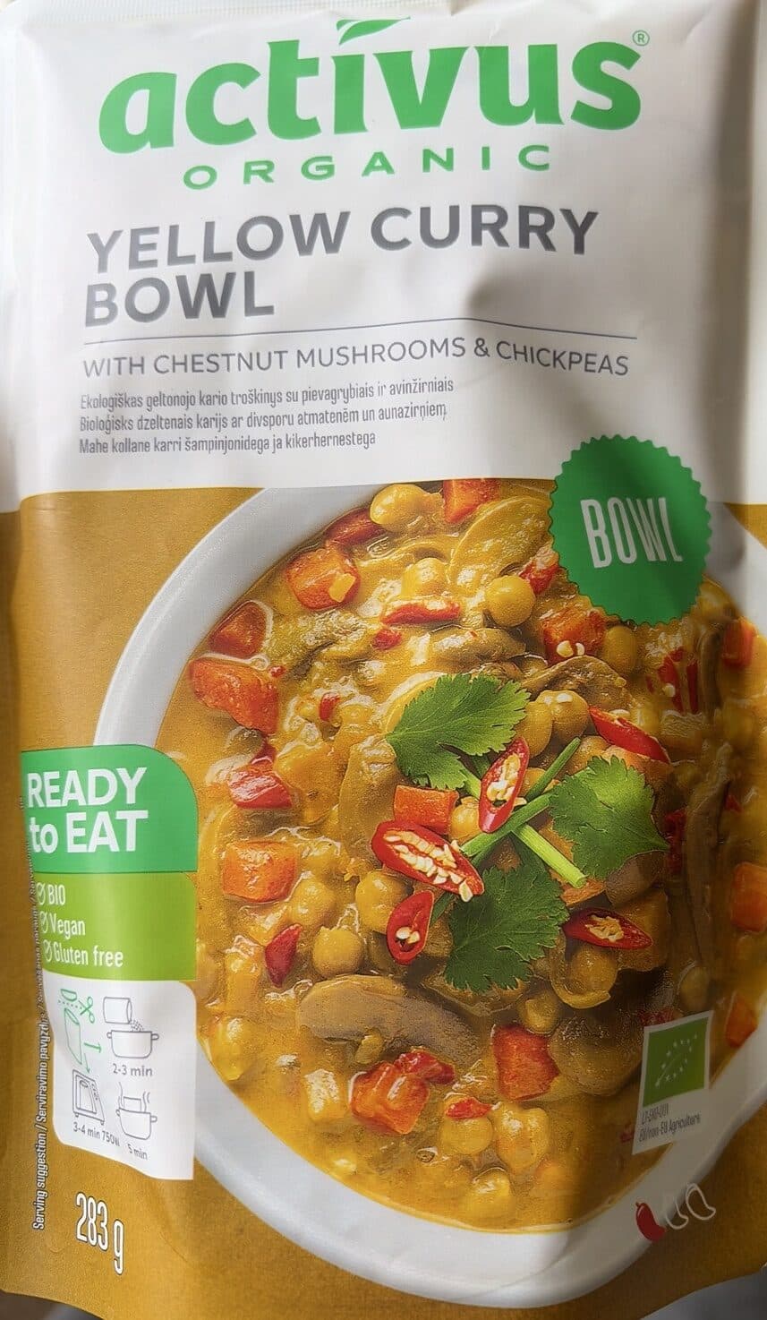 Activus Yellow curry bowl packshot