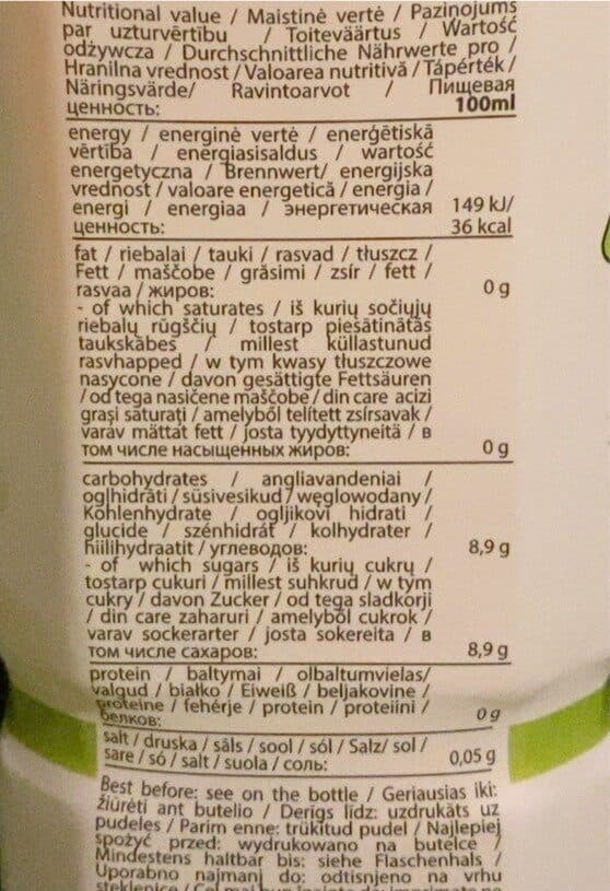 Aleo drink packshot