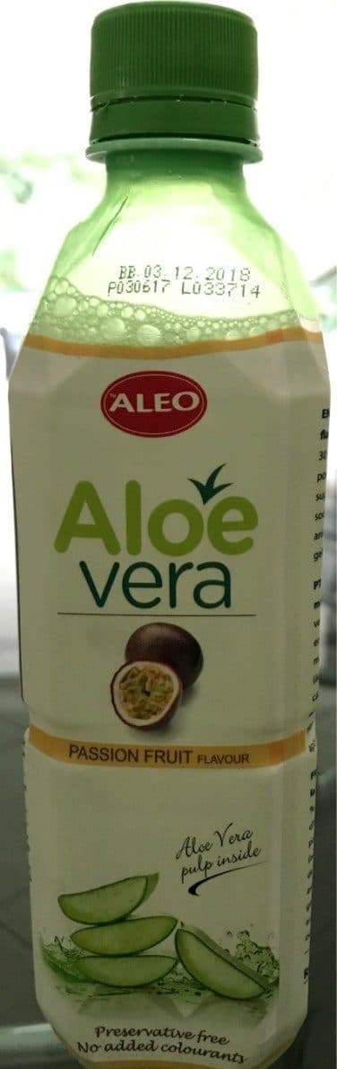Aleo Aloe vera Passion Fruit packshot