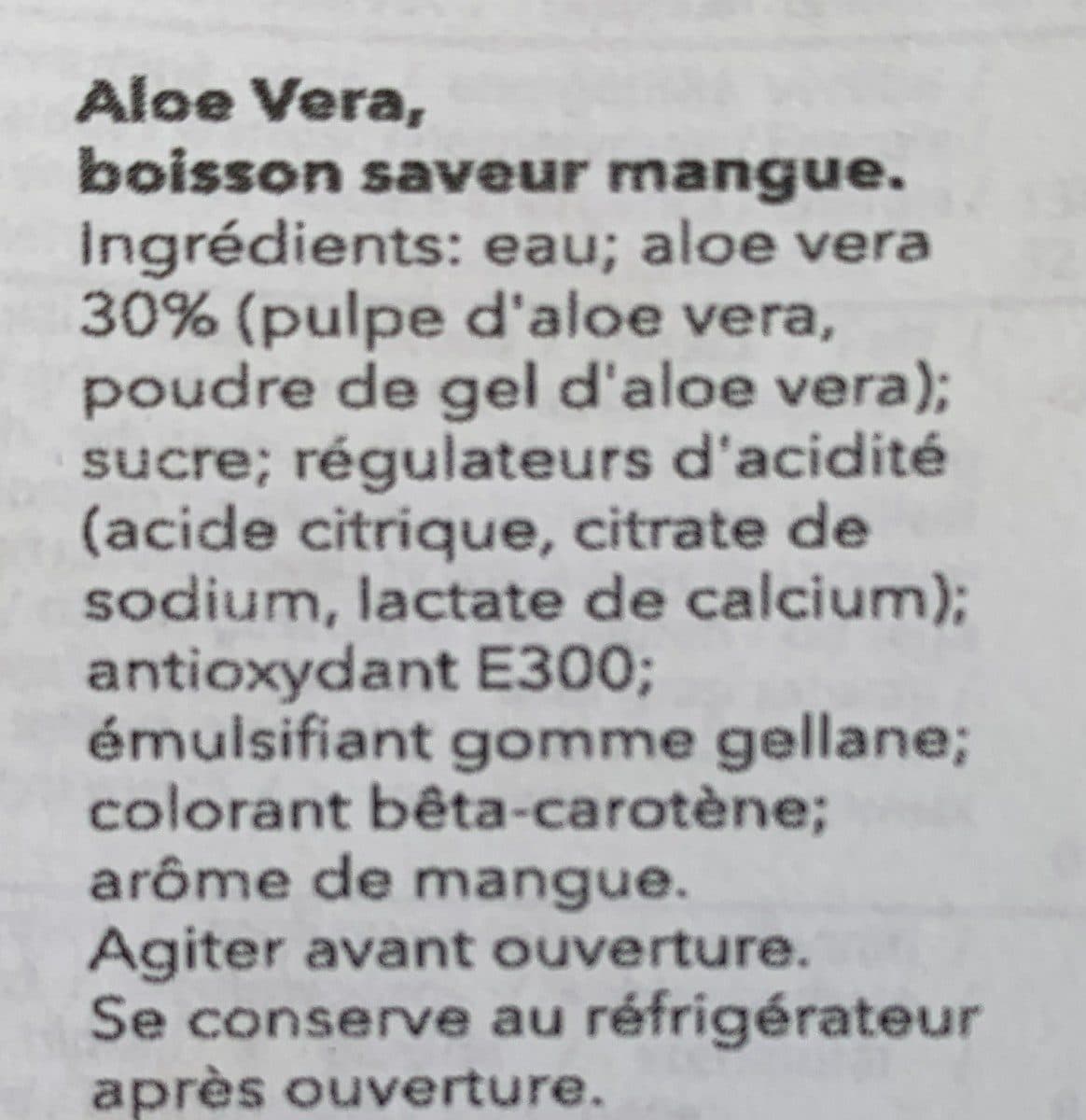 Aleo Aloe vera packshot