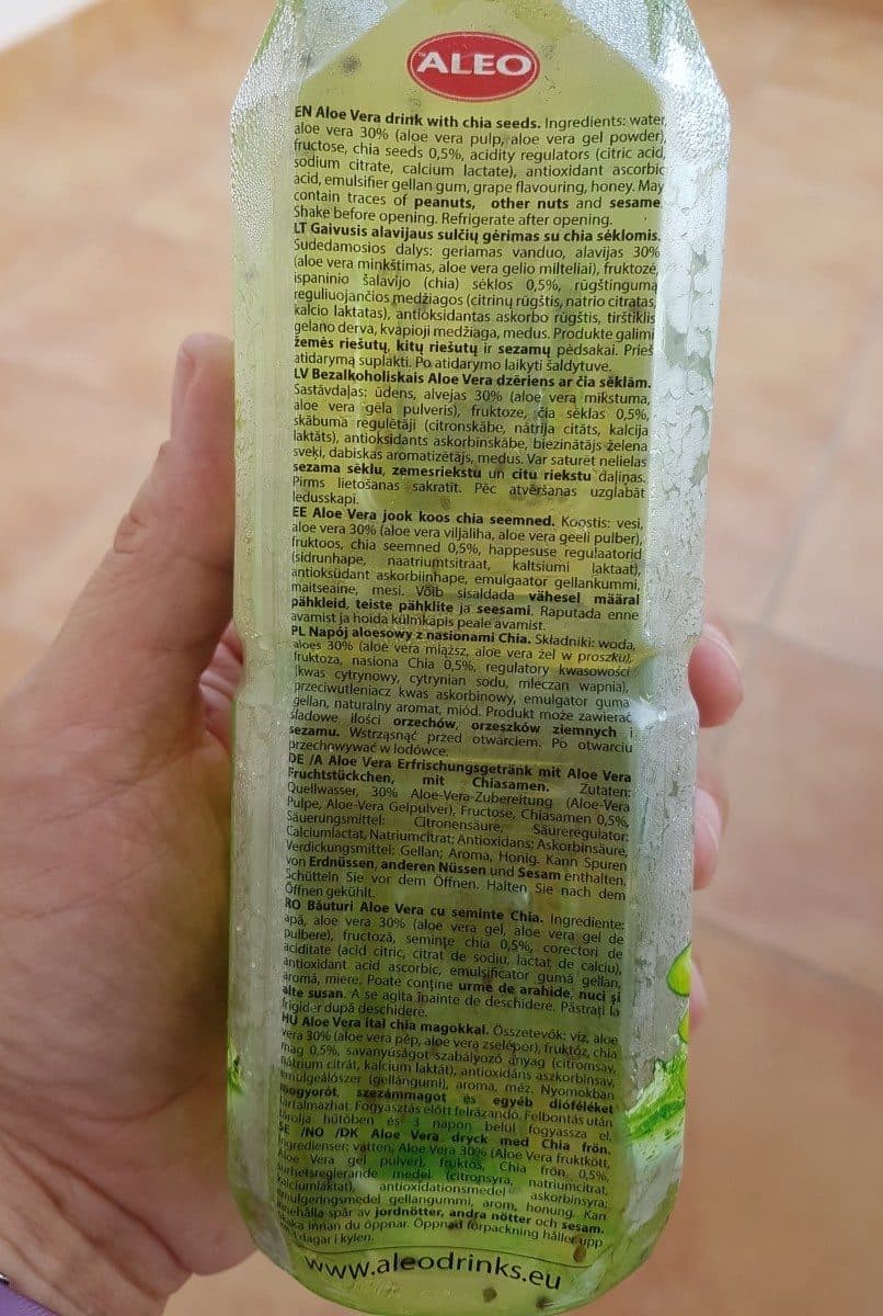 Aleo Aloe vera chia packshot