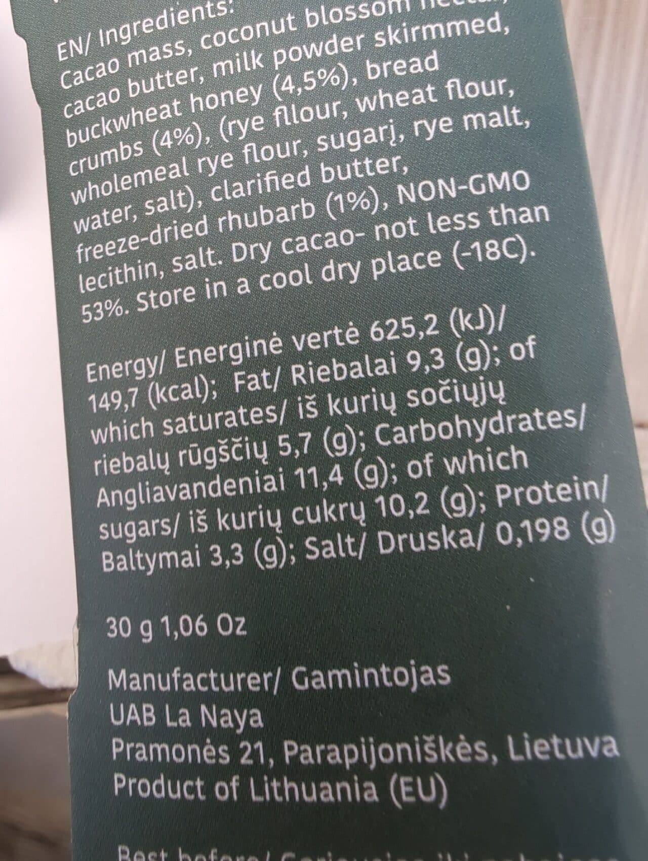 Amandus Lithuanian Chocolate packshot