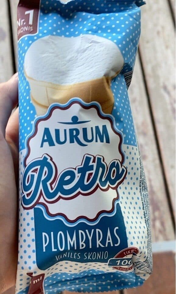 Retro Plombyras (vanilės skonio) packshot