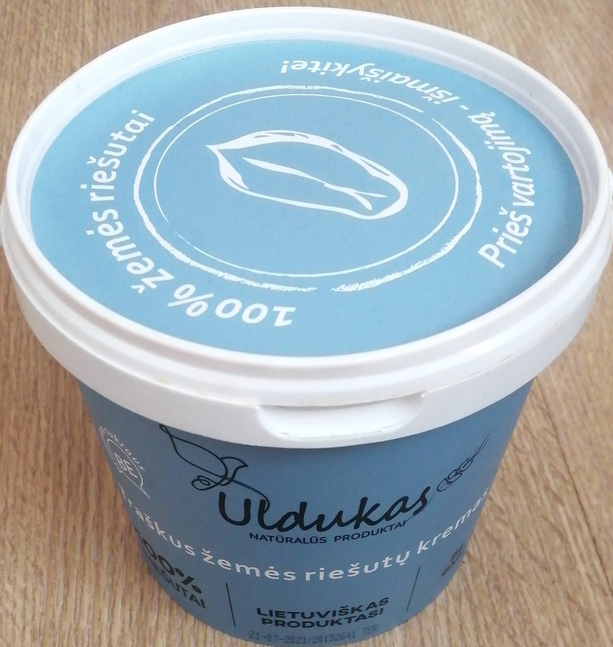 uldukas Uldukas žemės riešutų kremas packshot