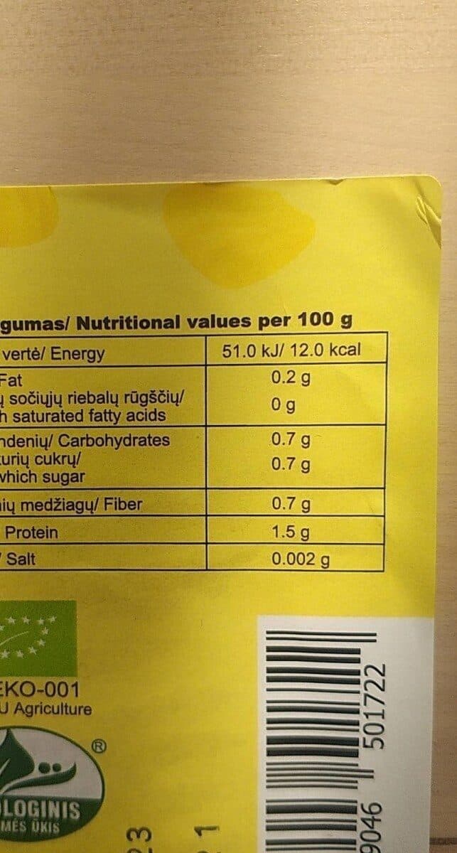 Open Food Facts Fruit Jeune jacquier biologique en saumure packshot