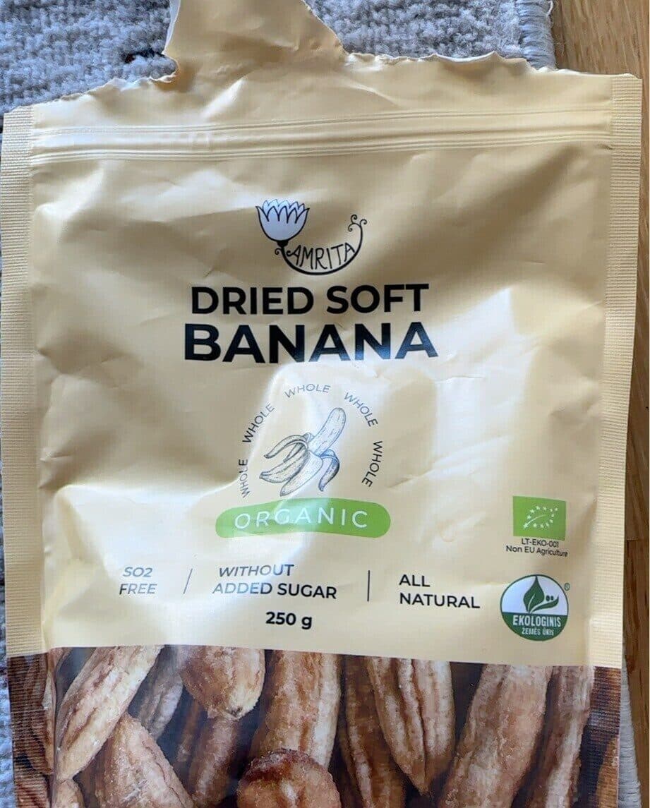Amrita Dried banana packshot