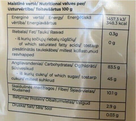 Amrita Dried banana packshot