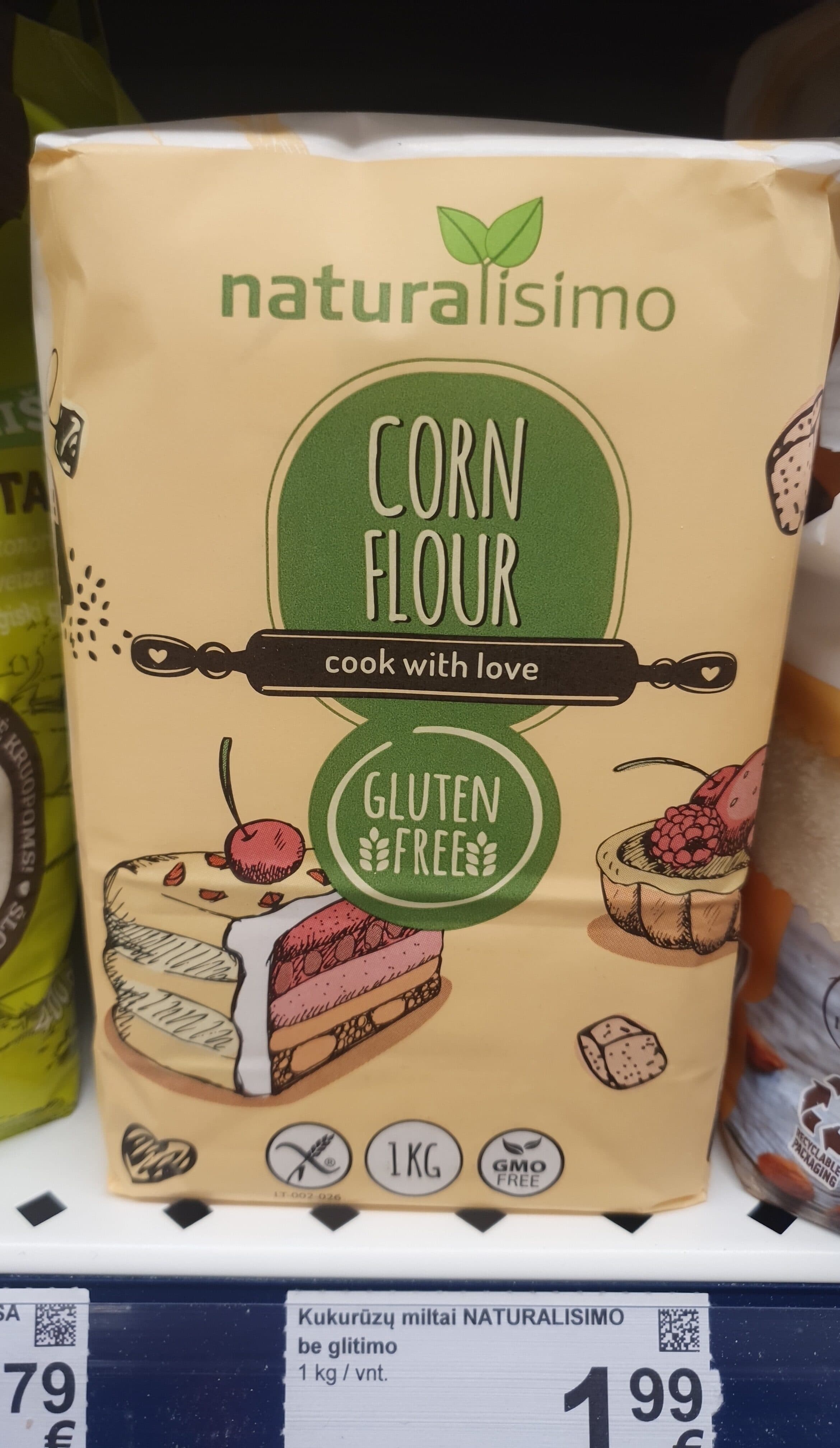 Kukuruzu miltai packshot