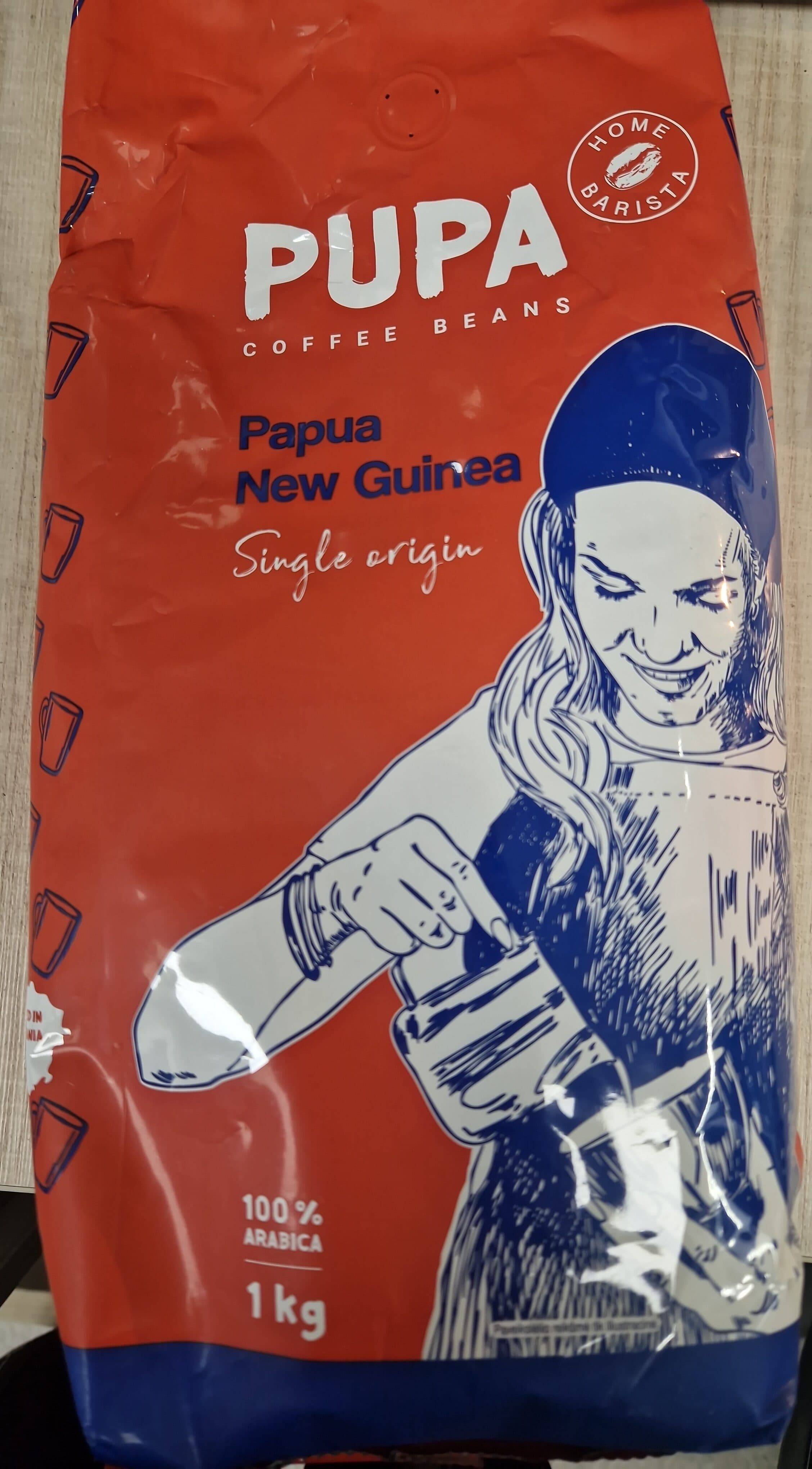PUPA Kavos pupelės packshot