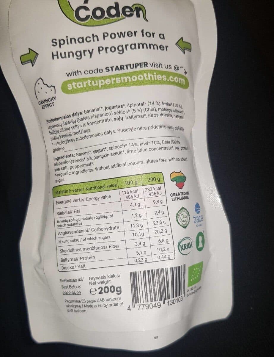 Open Food Facts Functional smoothie packshot