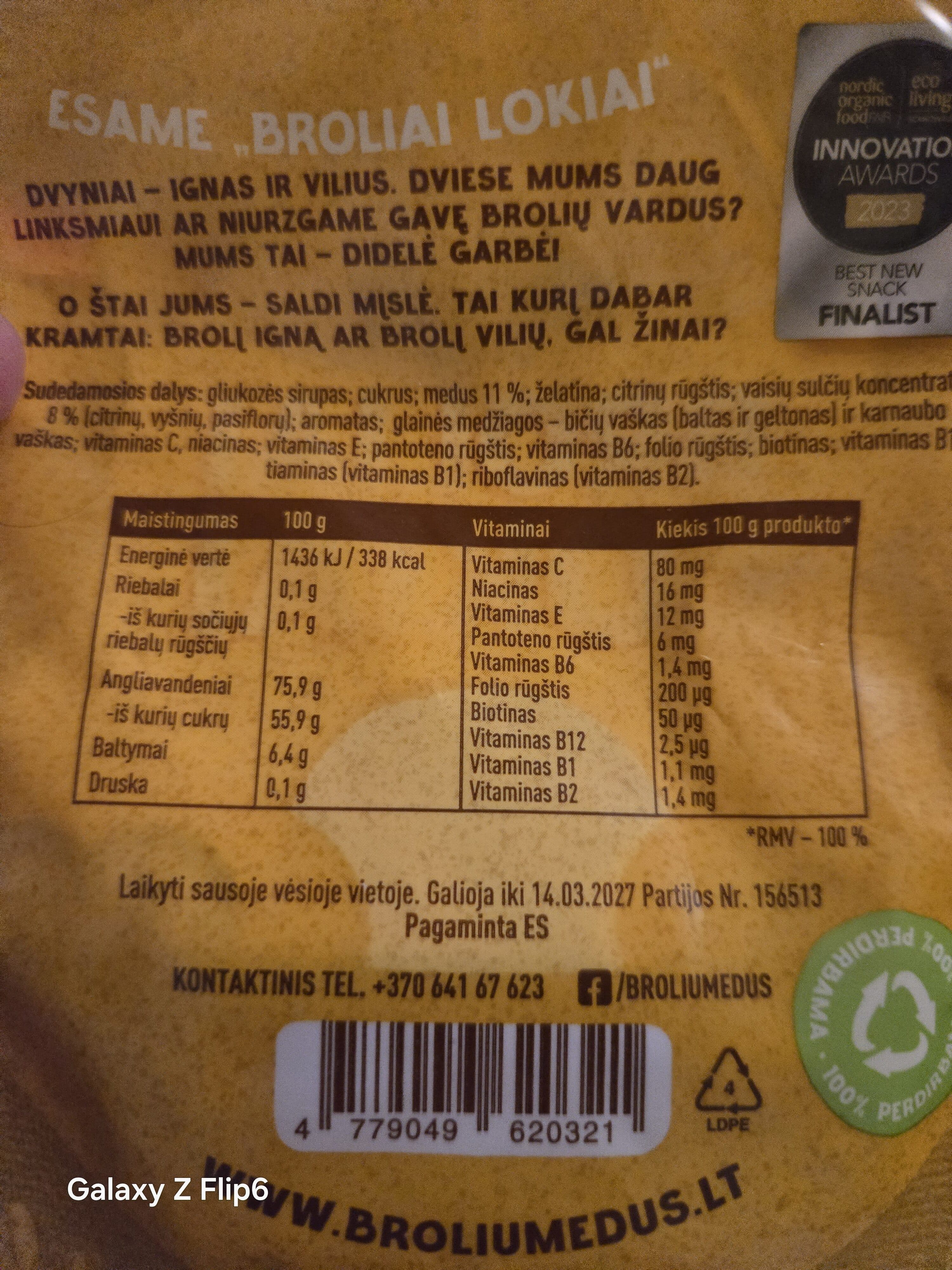 Broliu Medus Broliai Lokiai packshot