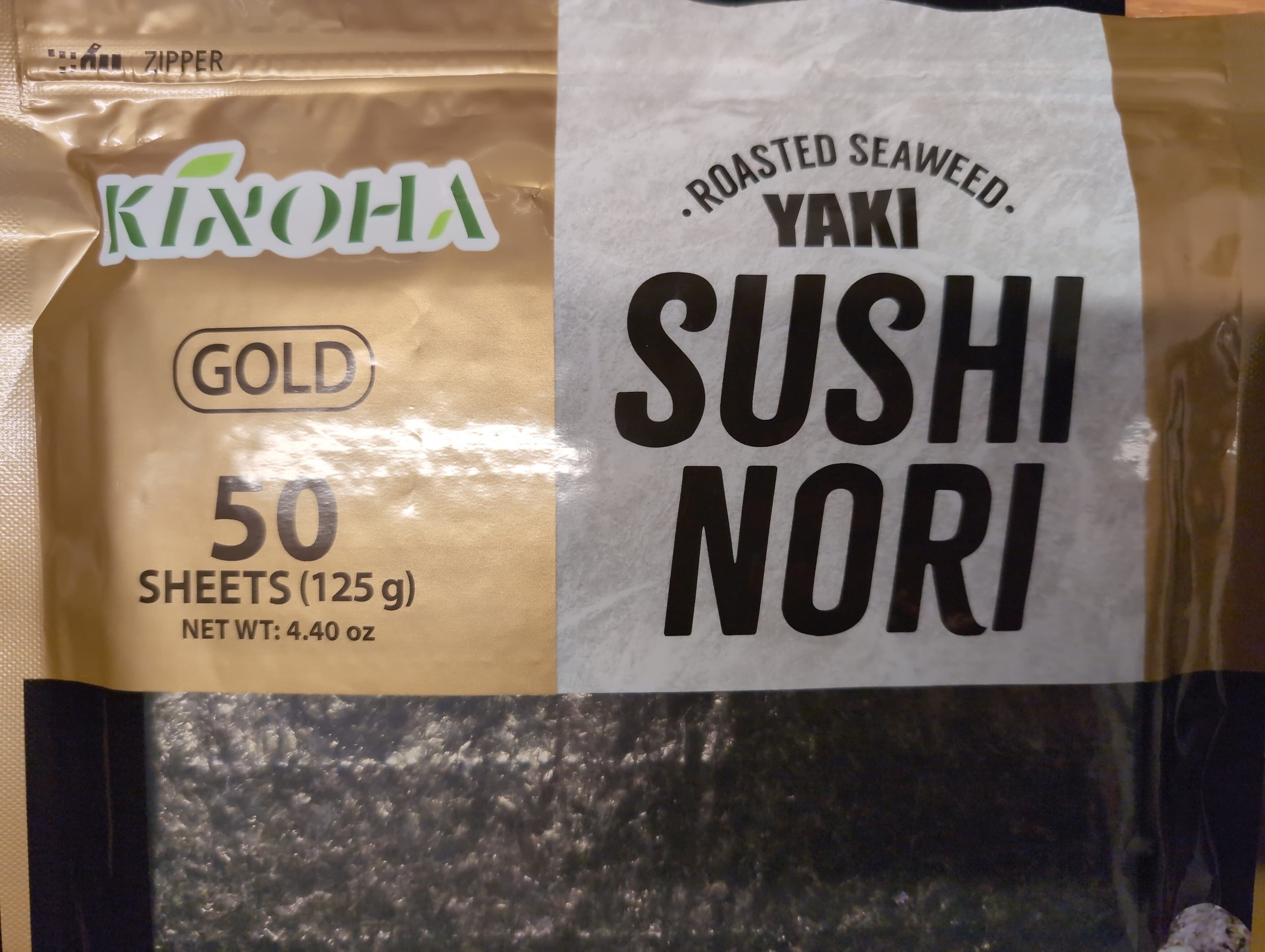 Sushi nori packshot