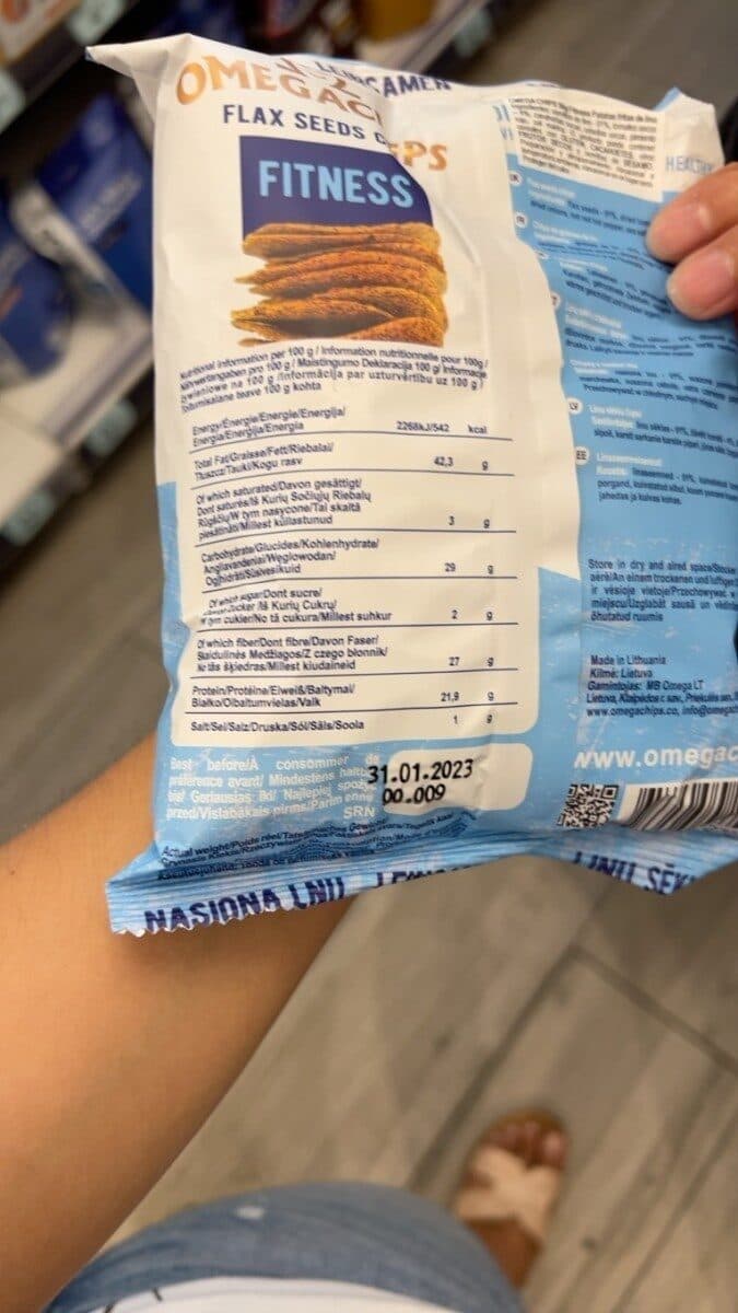Open Food Facts OMEGACHIPS packshot