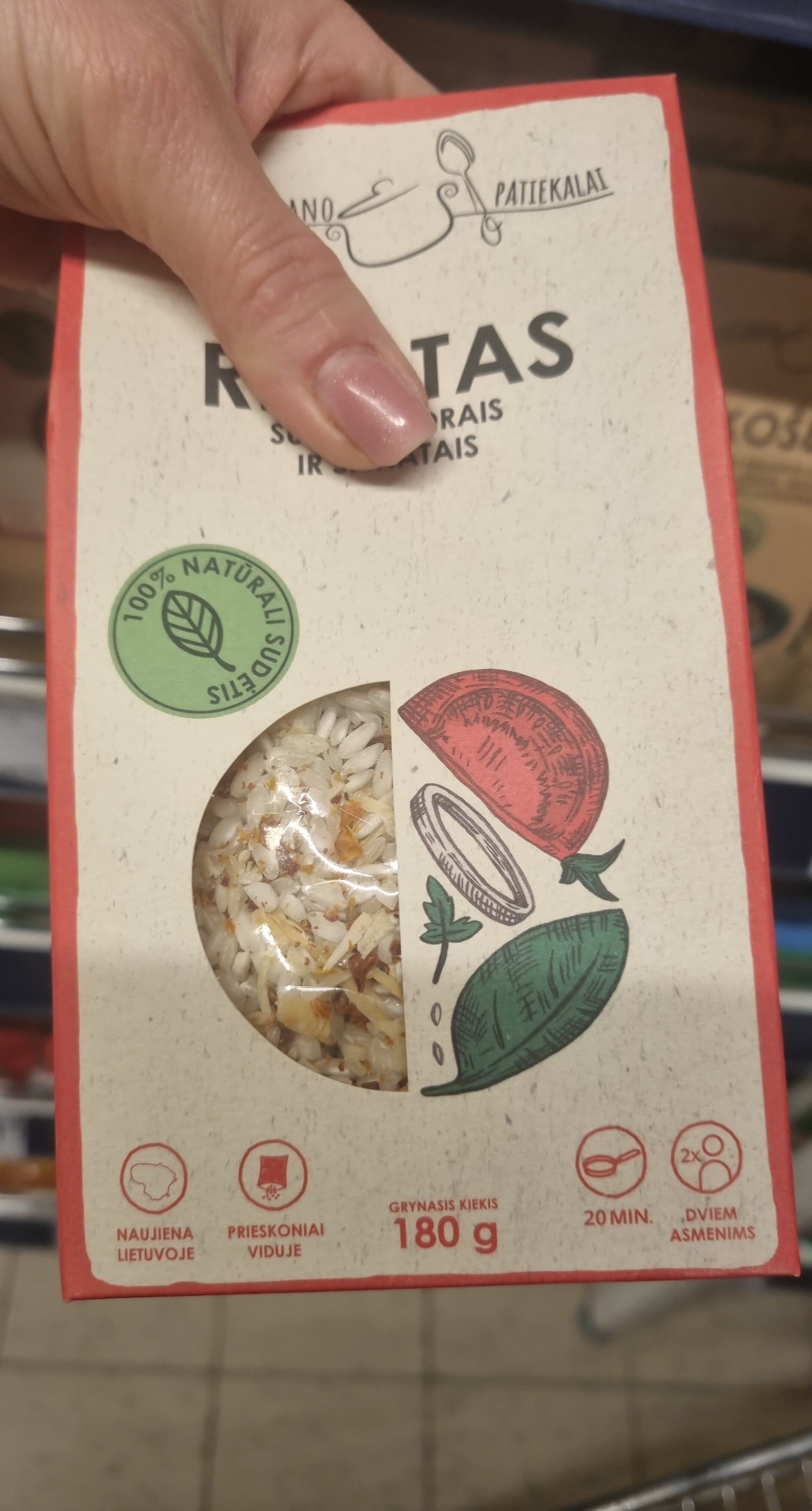 rizotas su pomidorais packshot