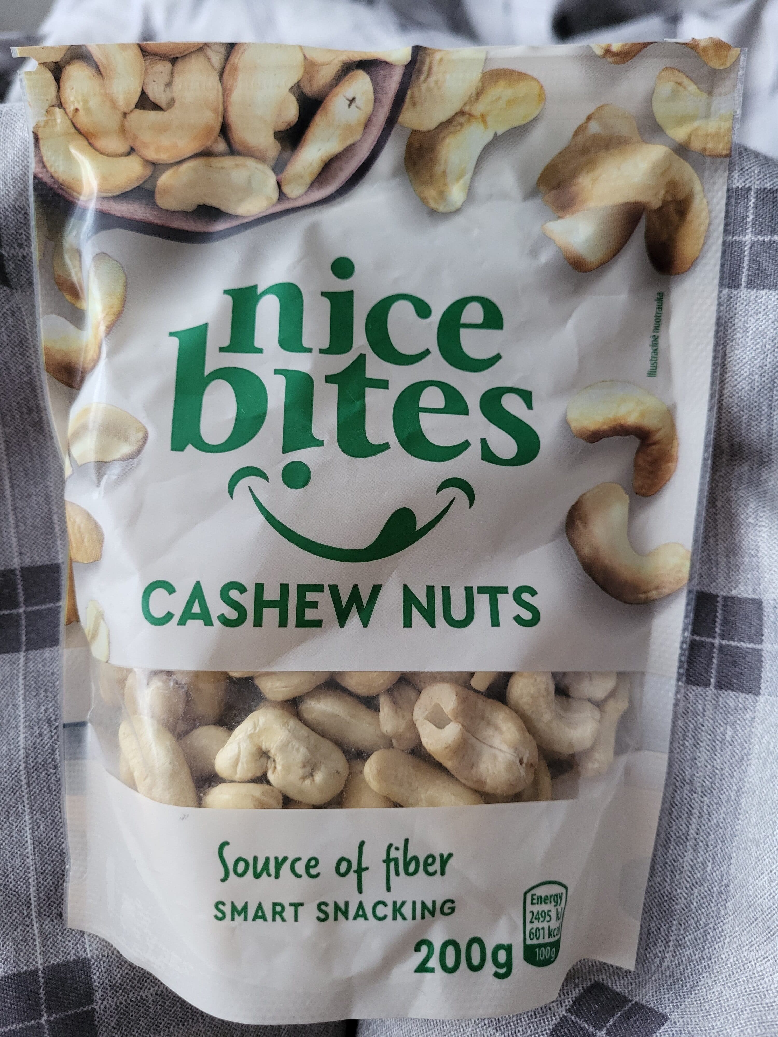 Nice Bites Anakardžiai packshot