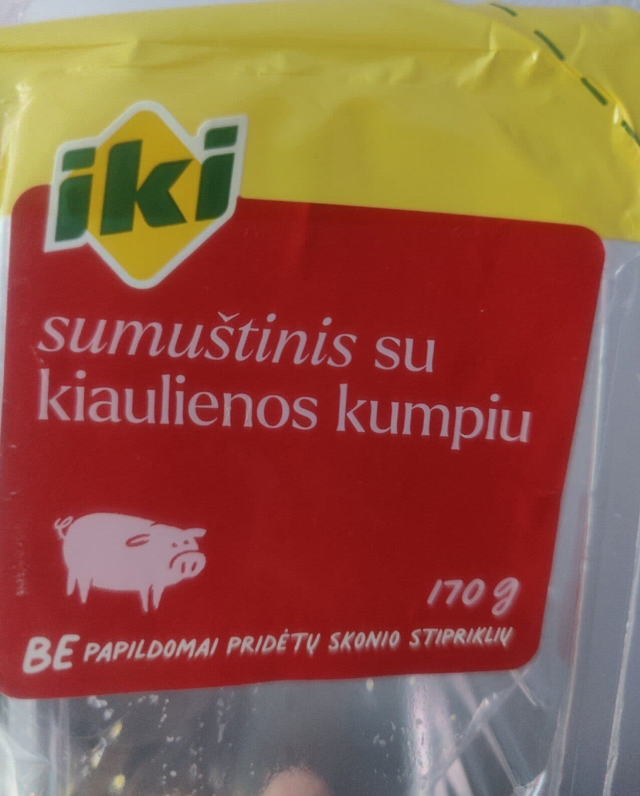 Iki Trikampis sumuštinis su kiaulienos kumpiu packshot