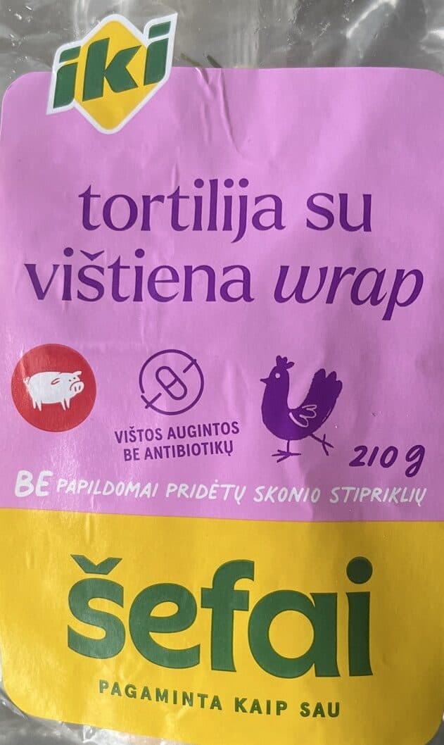 Iki Tortilija Su Vištiena packshot