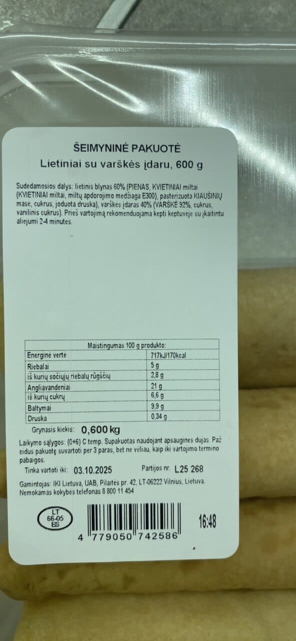 Iki Lietiniai Su Varškės Įdaru packshot