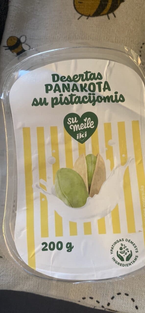 iki Panakota Su Pistacijomis packshot
