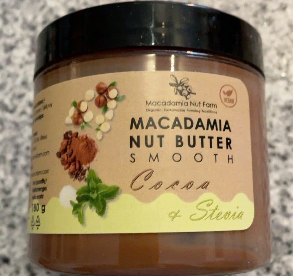 Macadamia Nut Butter Cocoa & Stevia packshot