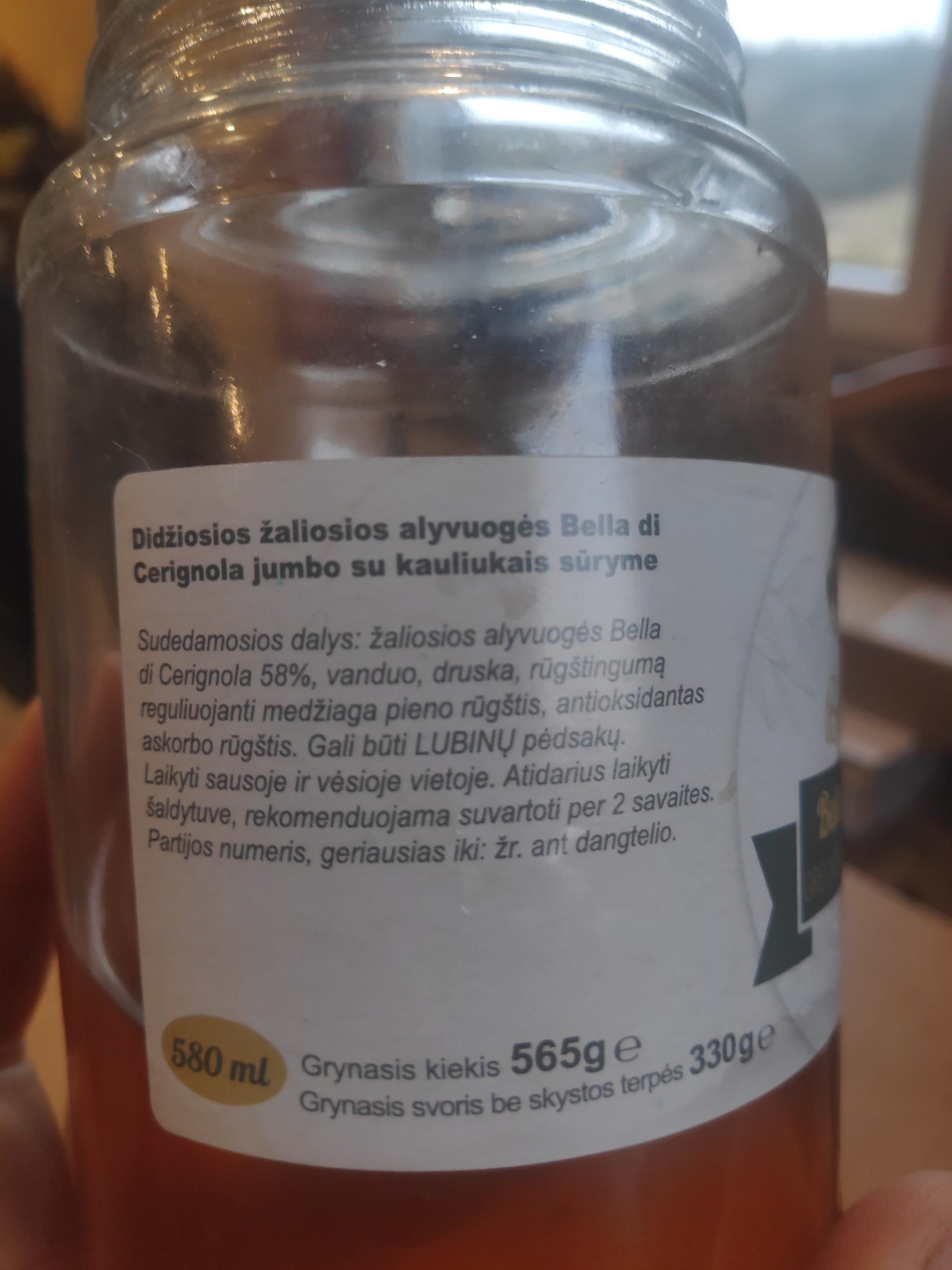 Open Food Facts green giant jumbo olives in brine packshot