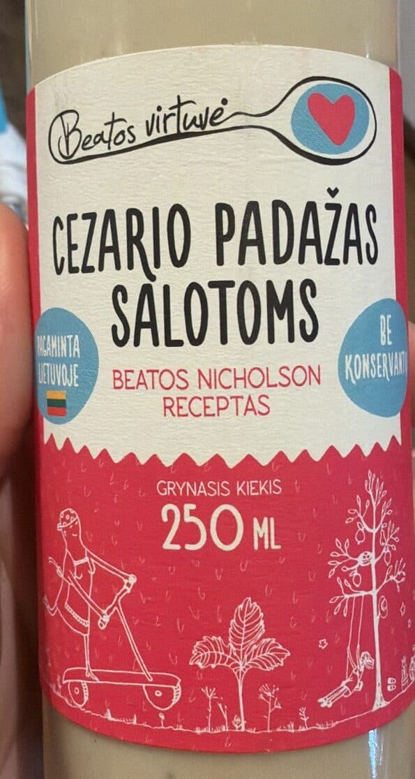 Beatos Virtuve Cezario Padazas packshot