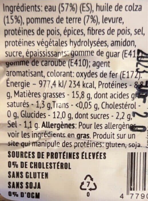 Open Food Facts Paté traditional packshot