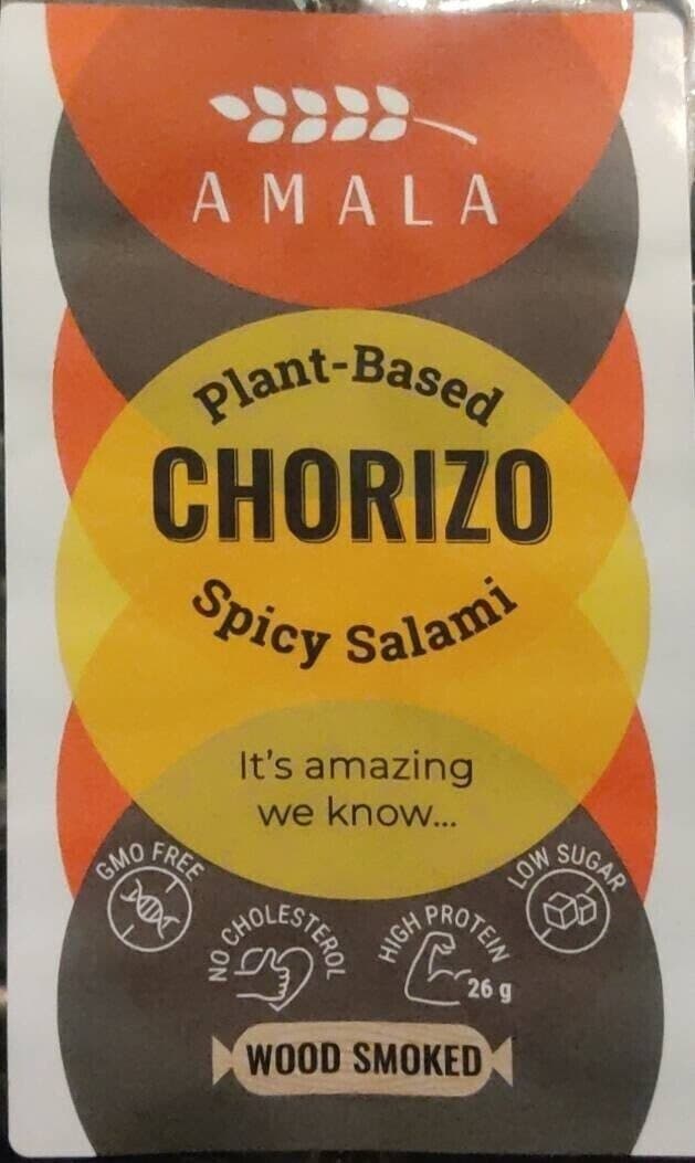 Planted-based Chorizo Spicy Salami packshot
