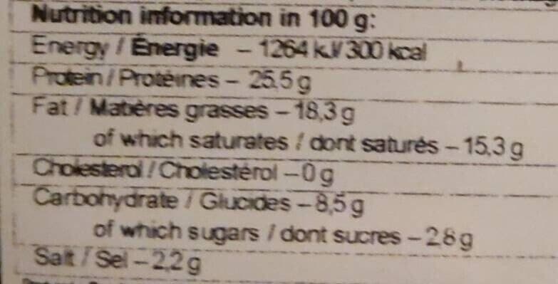 Open Food Facts Planted-based Chorizo Spicy Salami packshot