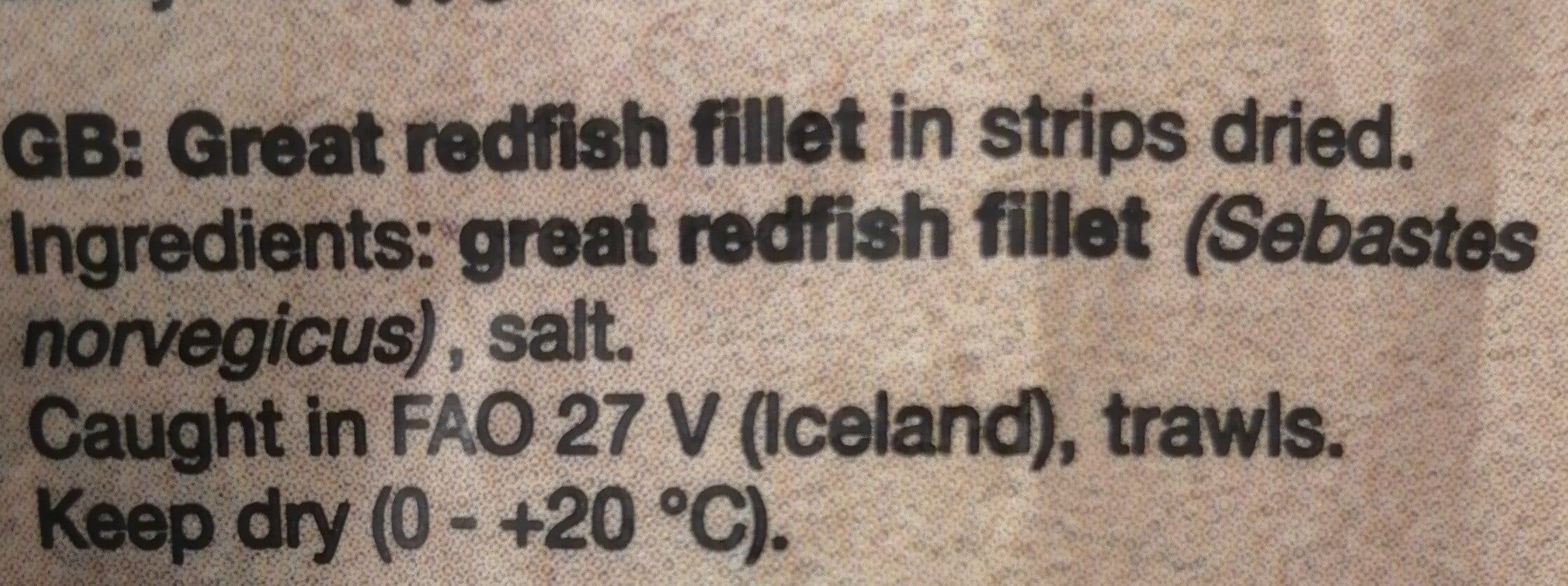 Sea Snacks Redfish packshot