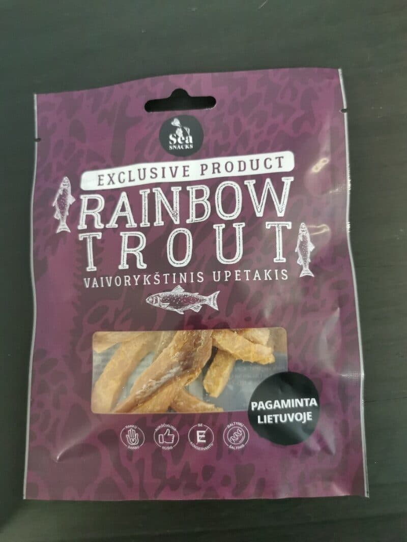 rainbow trout packshot
