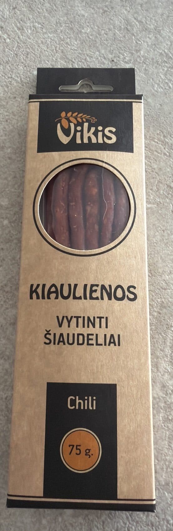 Vikis Cured Pork Straws "Chilli" packshot