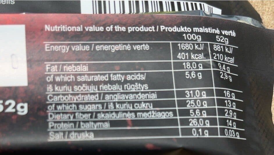 Open Food Facts Collagen Protein bar packshot