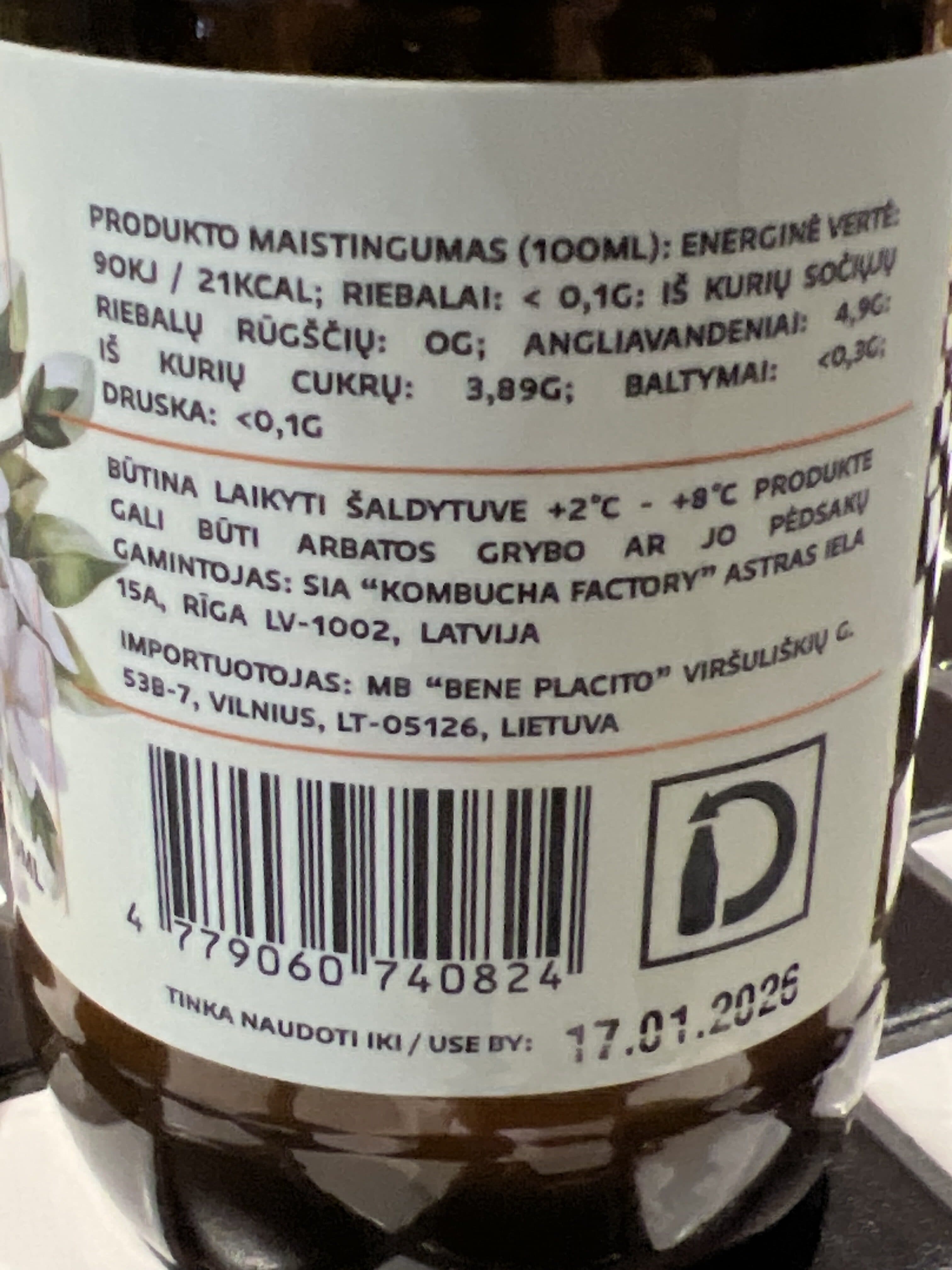 Kombucha Factory Jasmine Kombucha packshot