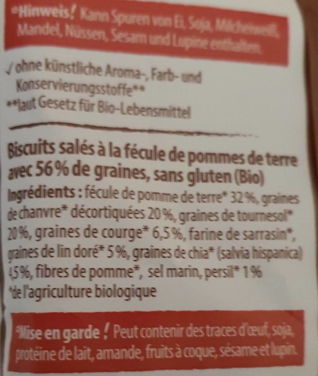 Open Food Facts Bio saaten cracker packshot