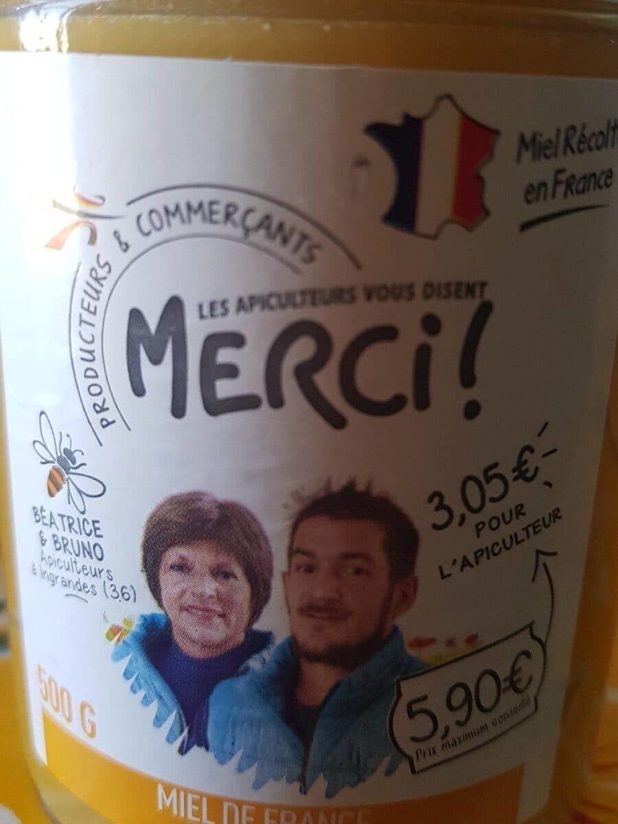 Miel de France crémeux packshot