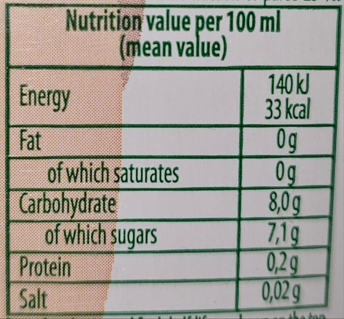 Вітмарк-Україна [JAFFA] Nectar of mango puree with sugar and the sweetener - extract of leaves of the stavia packshot