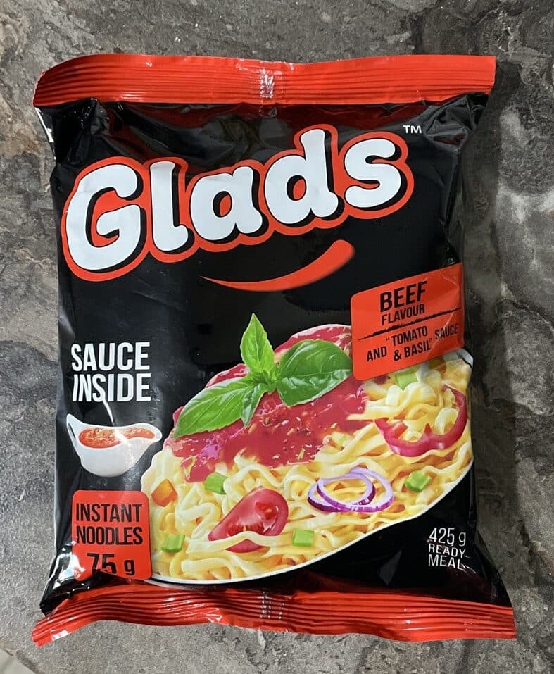 Glads Instant Noodles packshot